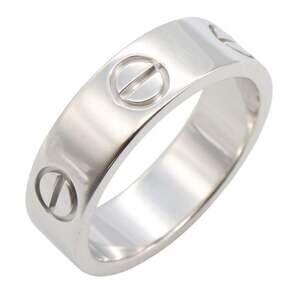 CARTIER 18k Silver Love Ring
